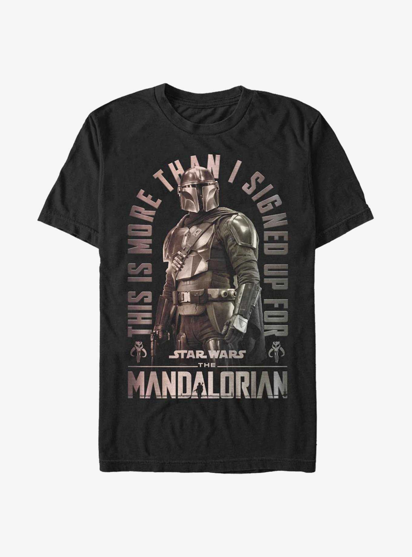 Extra Soft Star Wars The Mandalorian Signed Up T-Shirt, , hi-res