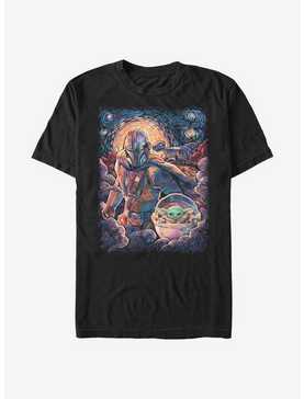 Star Wars The Mandalorian Starry Night Extra Soft T-Shirt, , hi-res