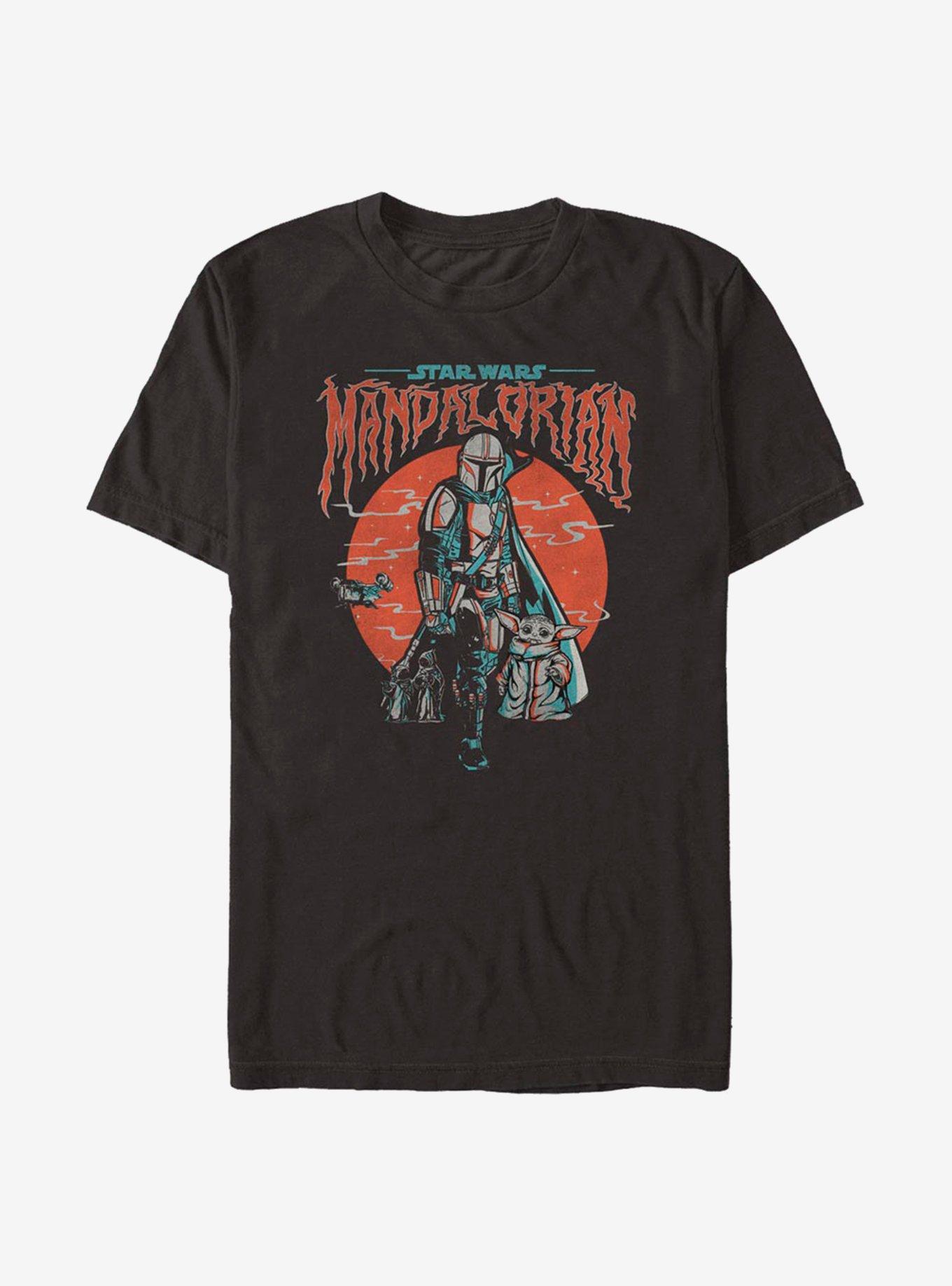 Extra Soft Star Wars The Mandalorian Mandalorian Fog T-Shirt, BLACK, hi-res