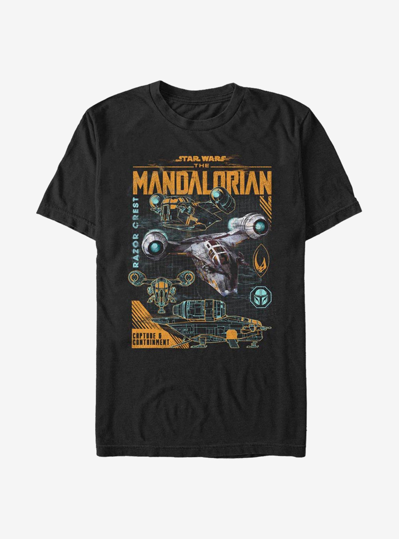 Extra Soft Star Wars The Mandalorian Razor Line T-Shirt, , hi-res