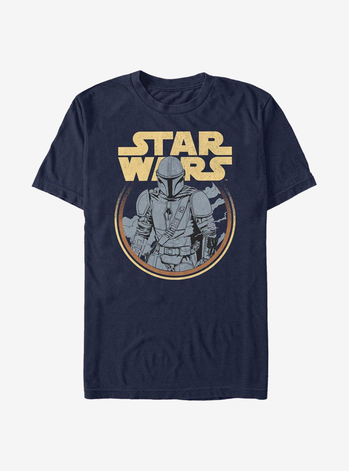 Extra Soft Star Wars The Mandalorian Retro Mando T-Shirt, , hi-res