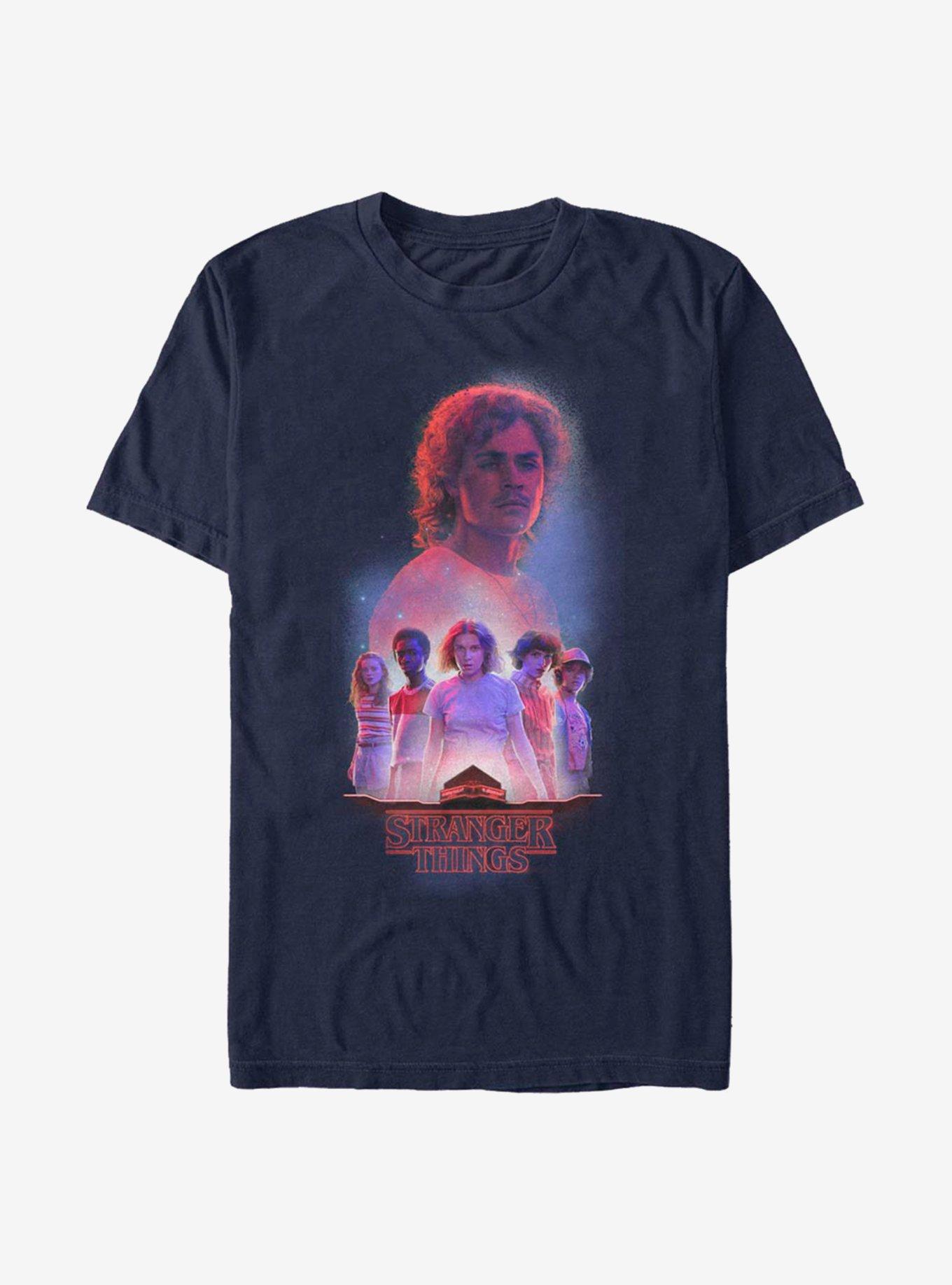 Stranger Things Billy Hargrove Starcourt Extra Soft T-Shirt, NAVY, hi-res