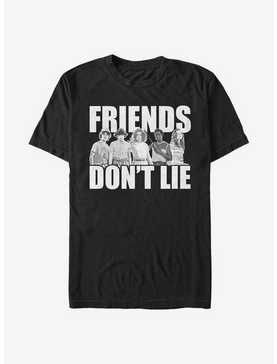 Extra Soft Stranger Things Cast Friends Don't Lie T-Shirt, , hi-res