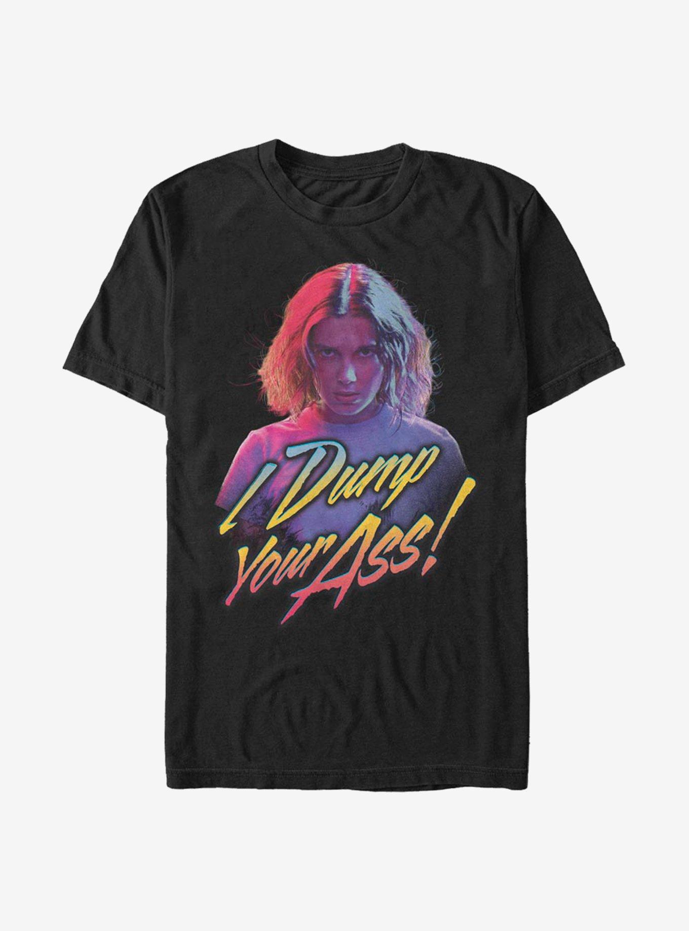 Extra Soft Stranger Things Dump You T-Shirt, BLACK, hi-res