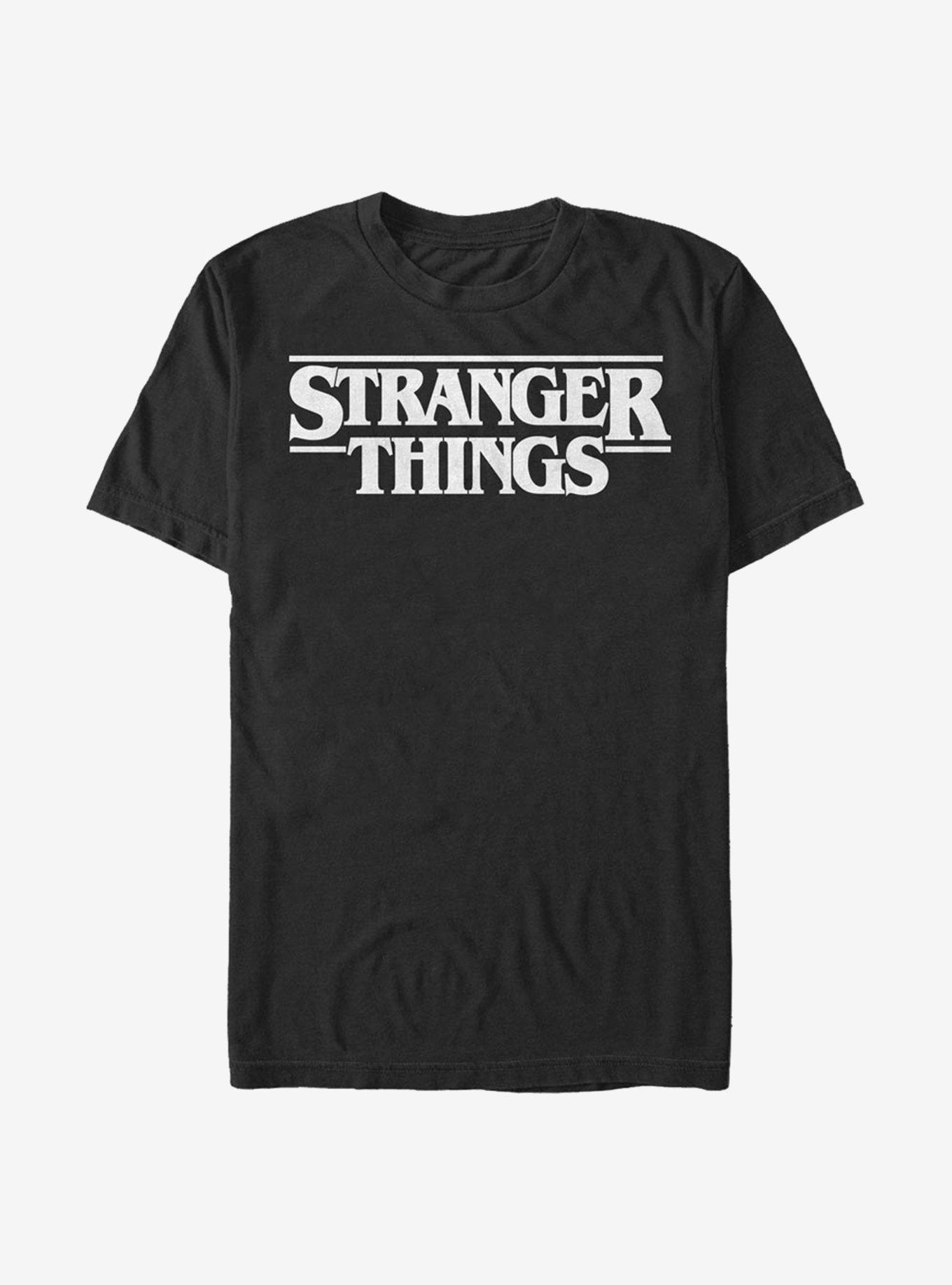 Extra Soft Stranger Things Logo T-Shirt - BLACK | Hot Topic