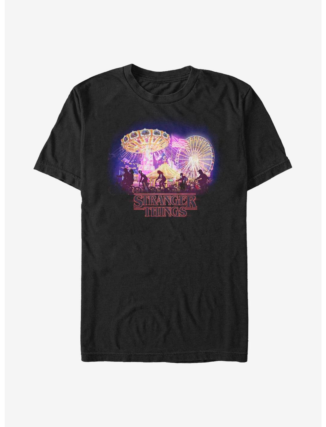 Extra Soft Stranger Things Stranger Circus T-Shirt, BLACK, hi-res