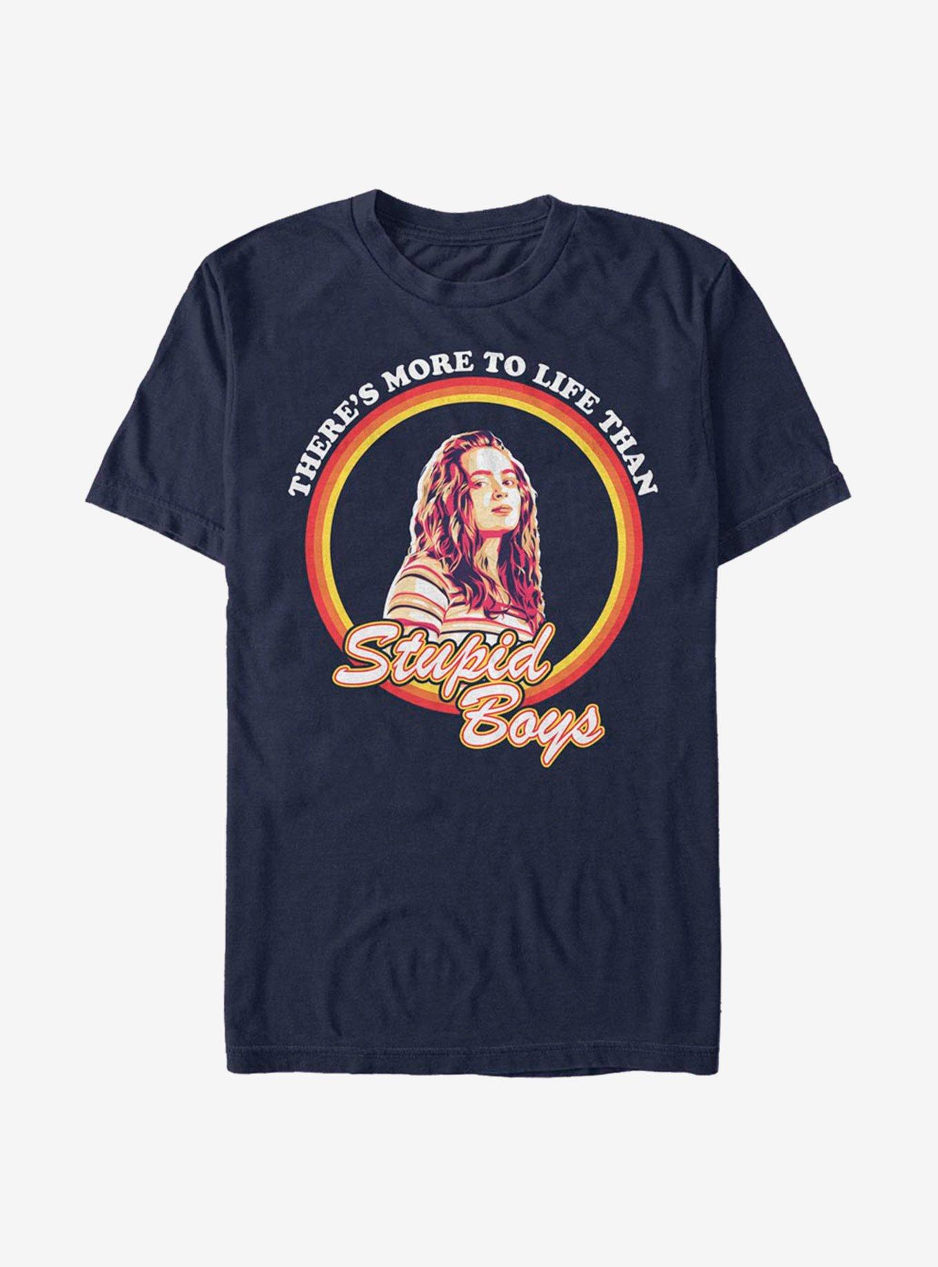 Extra Soft Stranger Things Stupid Boys T-Shirt
