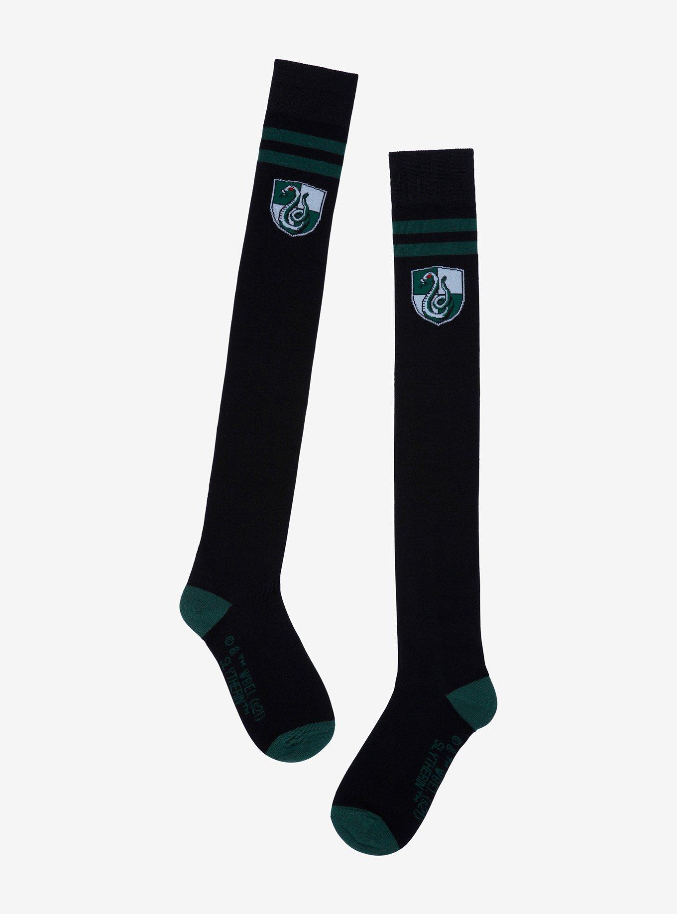 Harry Potter Slytherin Stripe Knee-High Socks, , hi-res