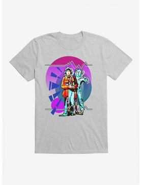 Doctor Who The Fourth Doctor Cyberman T-Shirt, HEATHER GREY, hi-res