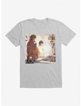 Doctor Who The Fourth Doctor Logopous T-Shirt, HEATHER GREY, hi-res