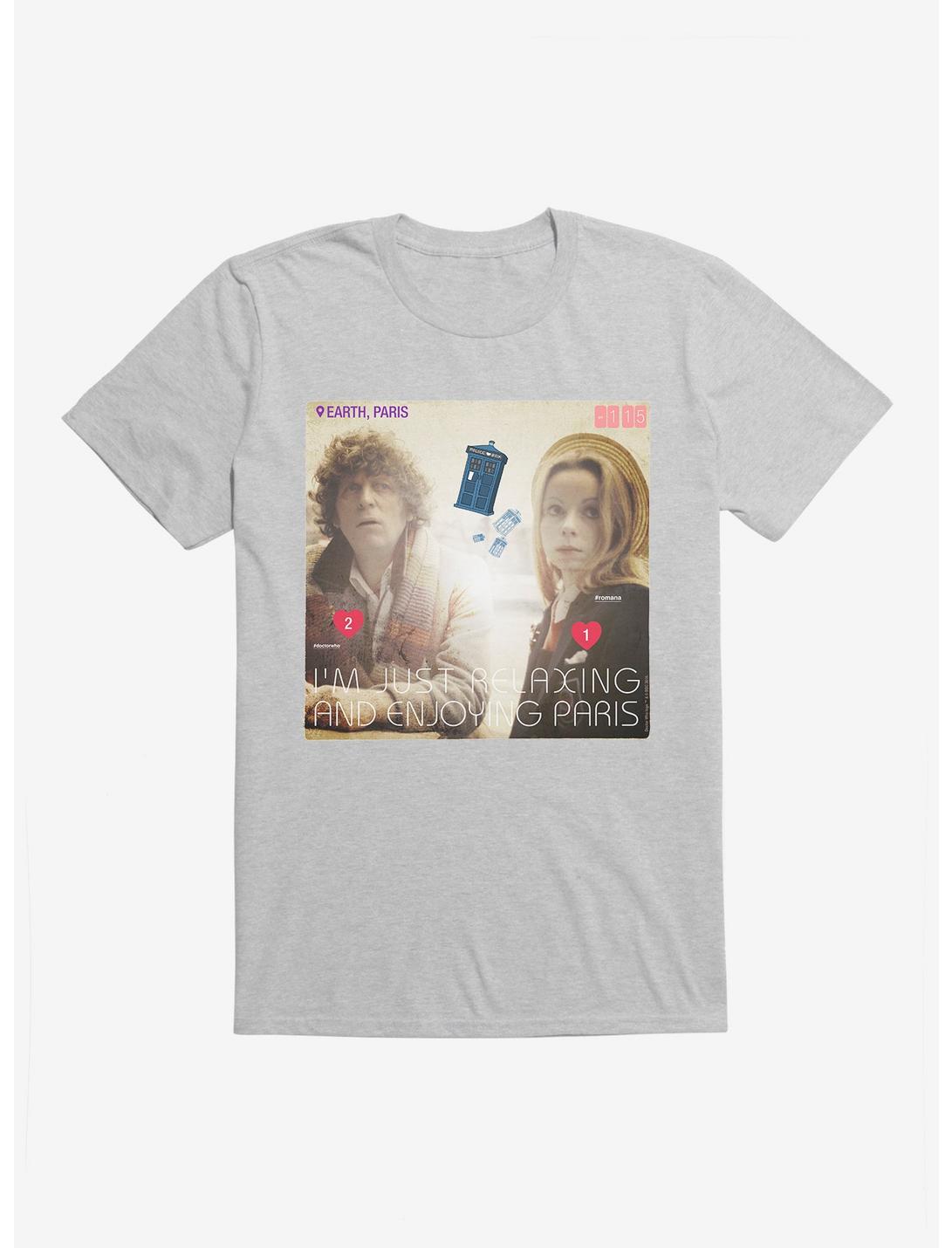 Doctor Who The Fourth Doctor Enjoying Paris T-Shirt, , hi-res