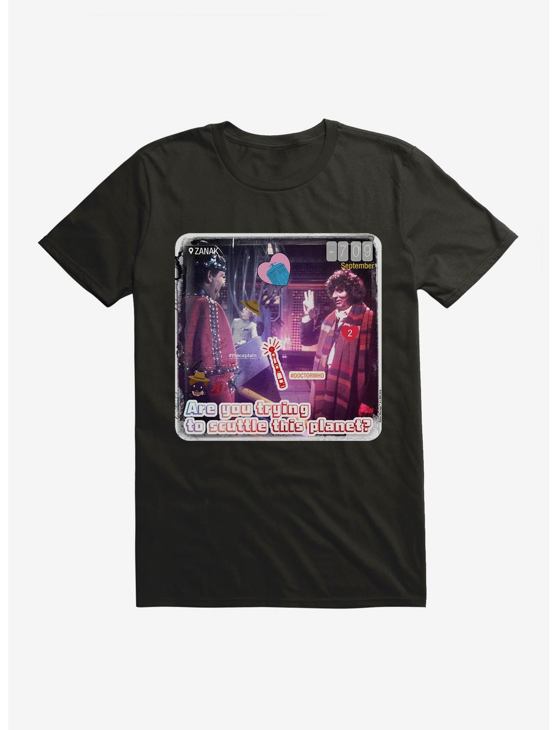 Doctor Who The Fourth Doctor Scuttle This Planet T-Shirt, , hi-res