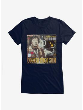 Doctor Who The Fourth Doctor Cogito Ergo Sum Girls T-Shirt, NAVY, hi-res