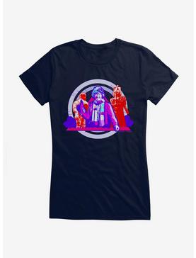 Doctor Who The Fourth Doctor Sutekh And Ice Warrior Girls T-Shirt, NAVY, hi-res