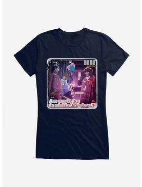 Doctor Who The Fourth Doctor Scuttle This Planet Girls T-Shirt, NAVY, hi-res