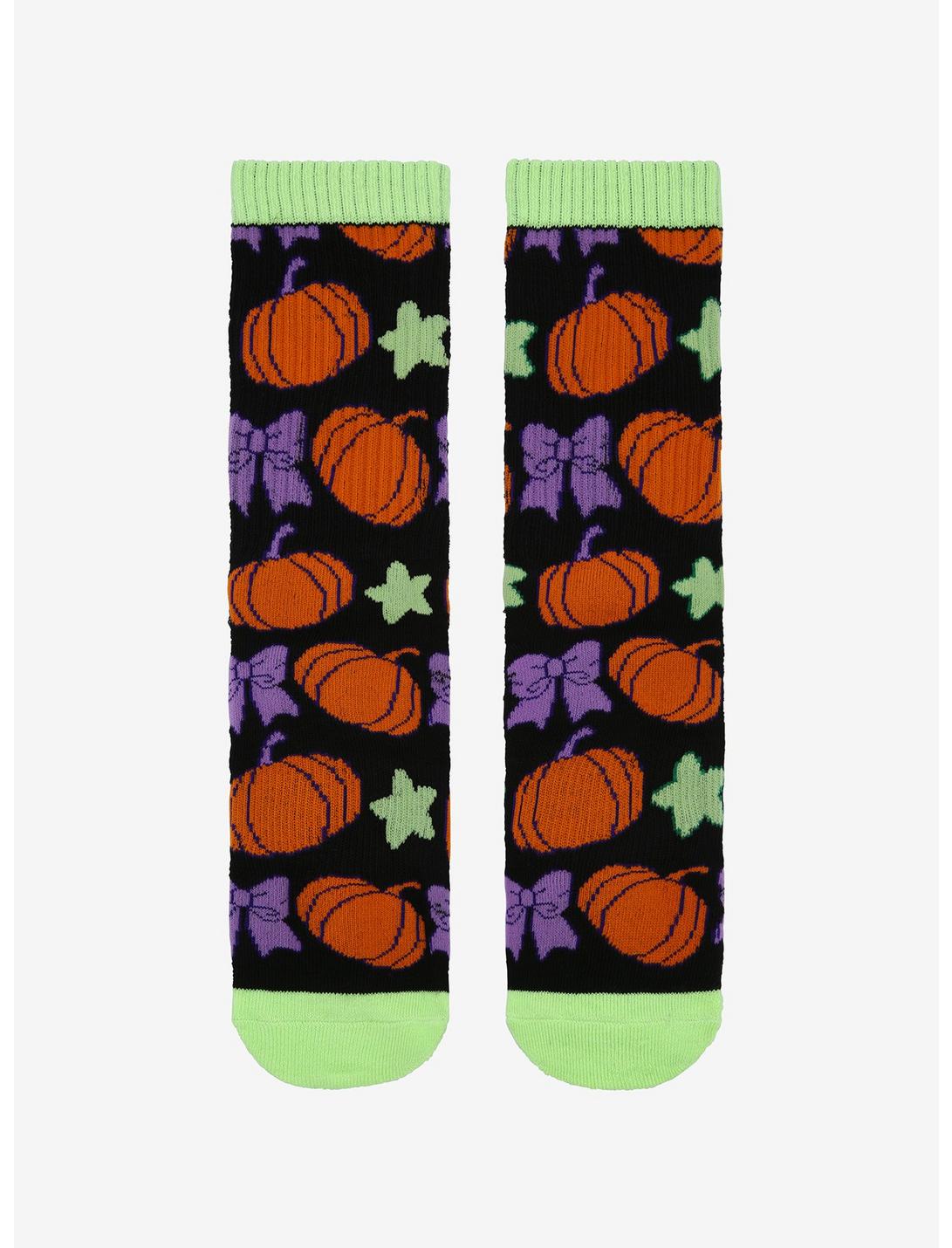 Kawaii Halloween Crew Socks, , hi-res