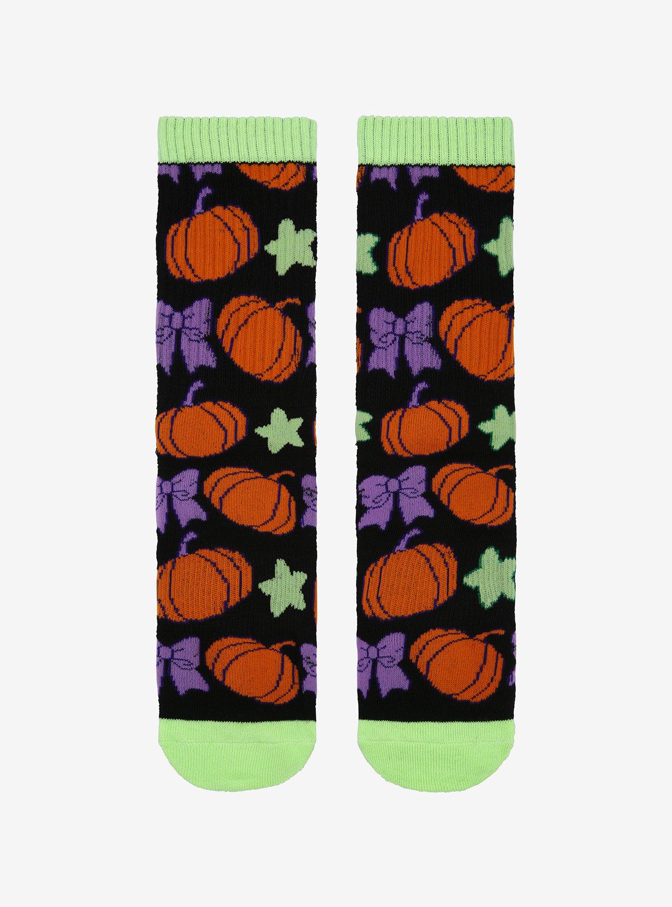 Kawaii Halloween Crew Socks, , hi-res