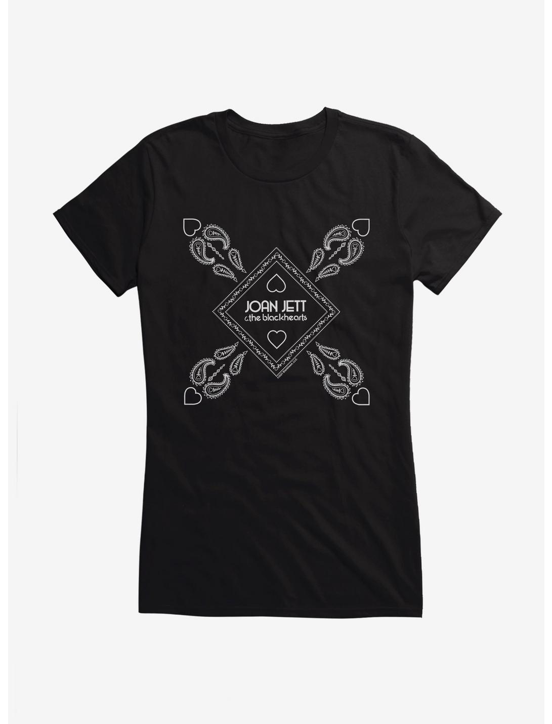Joan Jett Paisley Diamond Logo Girls T-Shirt, BLACK, hi-res