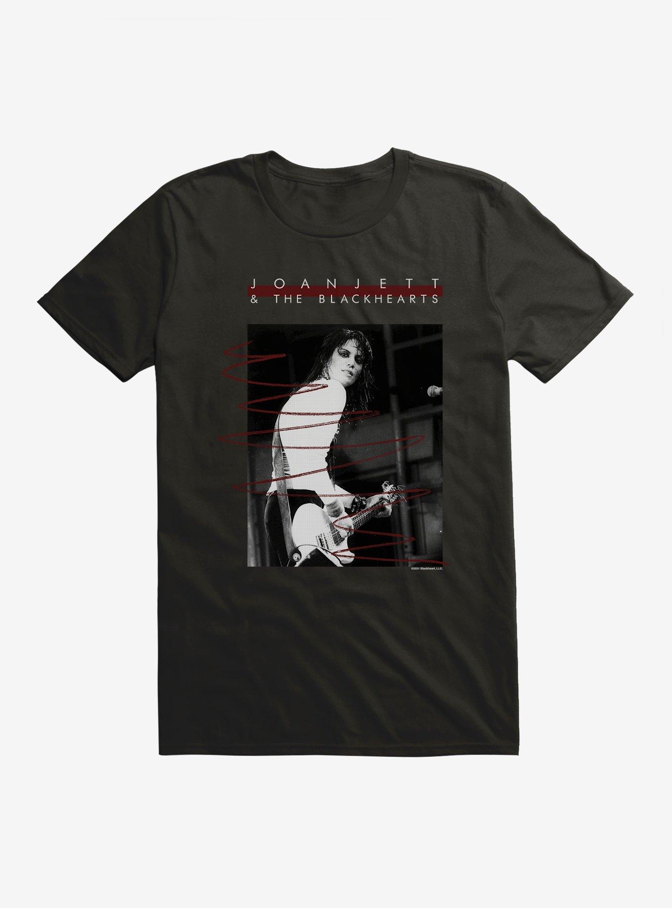Joan Jett And The Blackhearts Black & White Photo T-Shirt