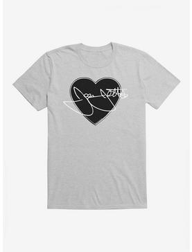 Joan Jett White Script Autograph In Heart T-Shirt, , hi-res