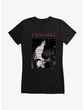 Joan Jett And The Blackhearts Black & White Photo Girls T-Shirt, , hi-res