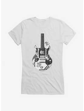 Joan Jett Black And White Guitar Logo Girls T-Shirt, , hi-res