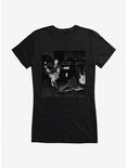 Joan Jett Black And White Photo Logo Girls T-Shirt, , hi-res
