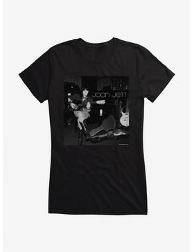 Joan Jett Black And White Photo Logo Girls T-Shirt, , hi-res