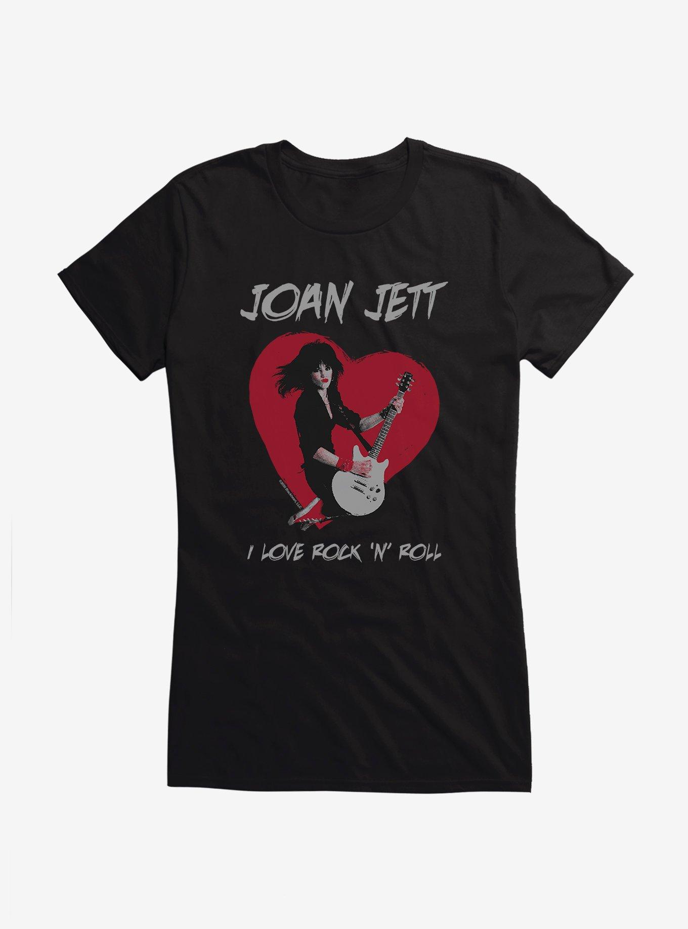 Joan Jett I Love Rock 'N Roll Heart Girls T-Shirt