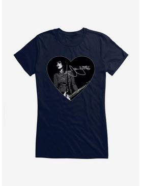 Joan Jett Photo And Autograph In Heart Girls T-Shirt, , hi-res