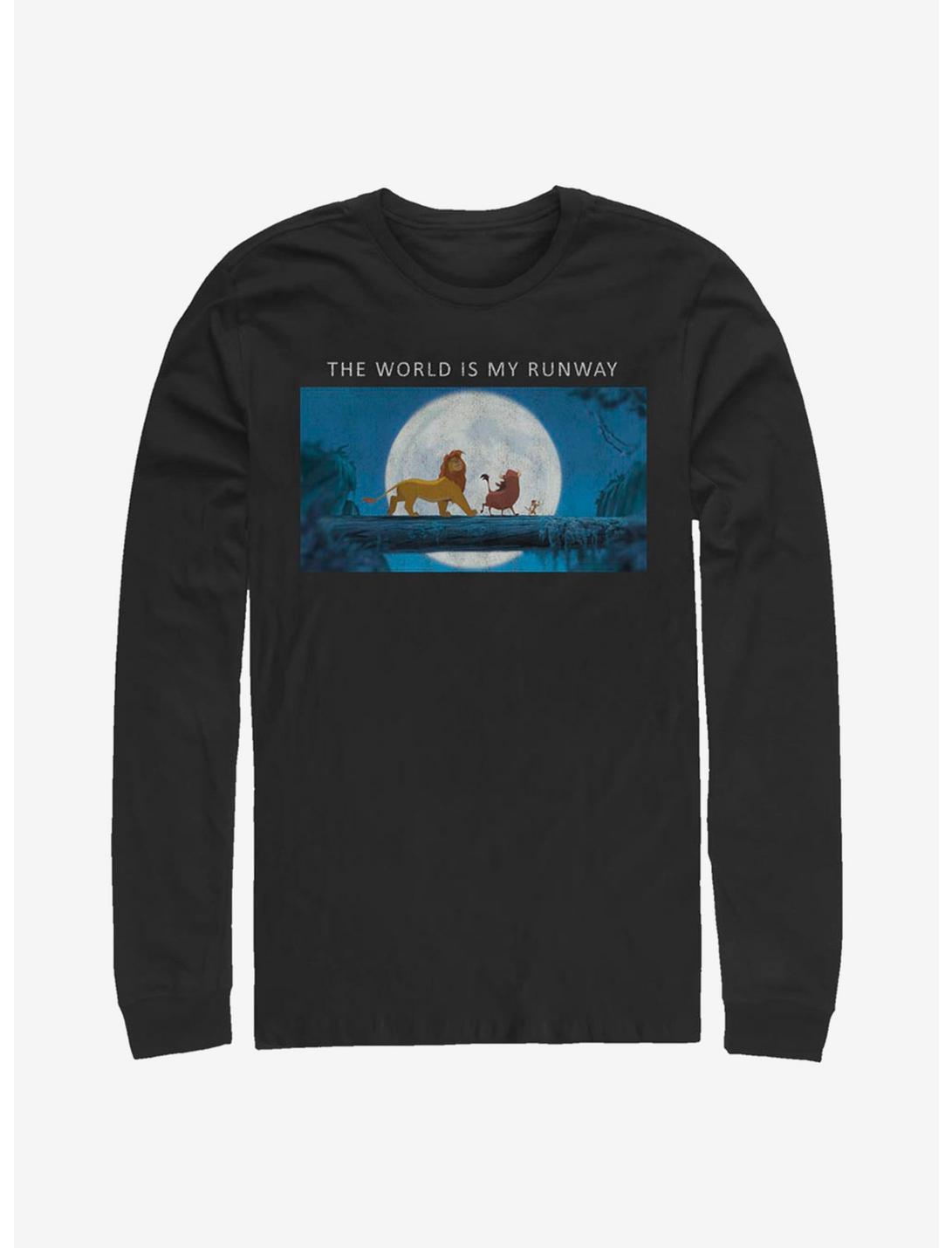 Disney The Lion King Runway King Crew Sweatshirt, BLACK, hi-res