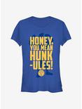 Disney Hercules You Mean Hunk-Ules Stack Girls T-Shirt, ROYAL, hi-res