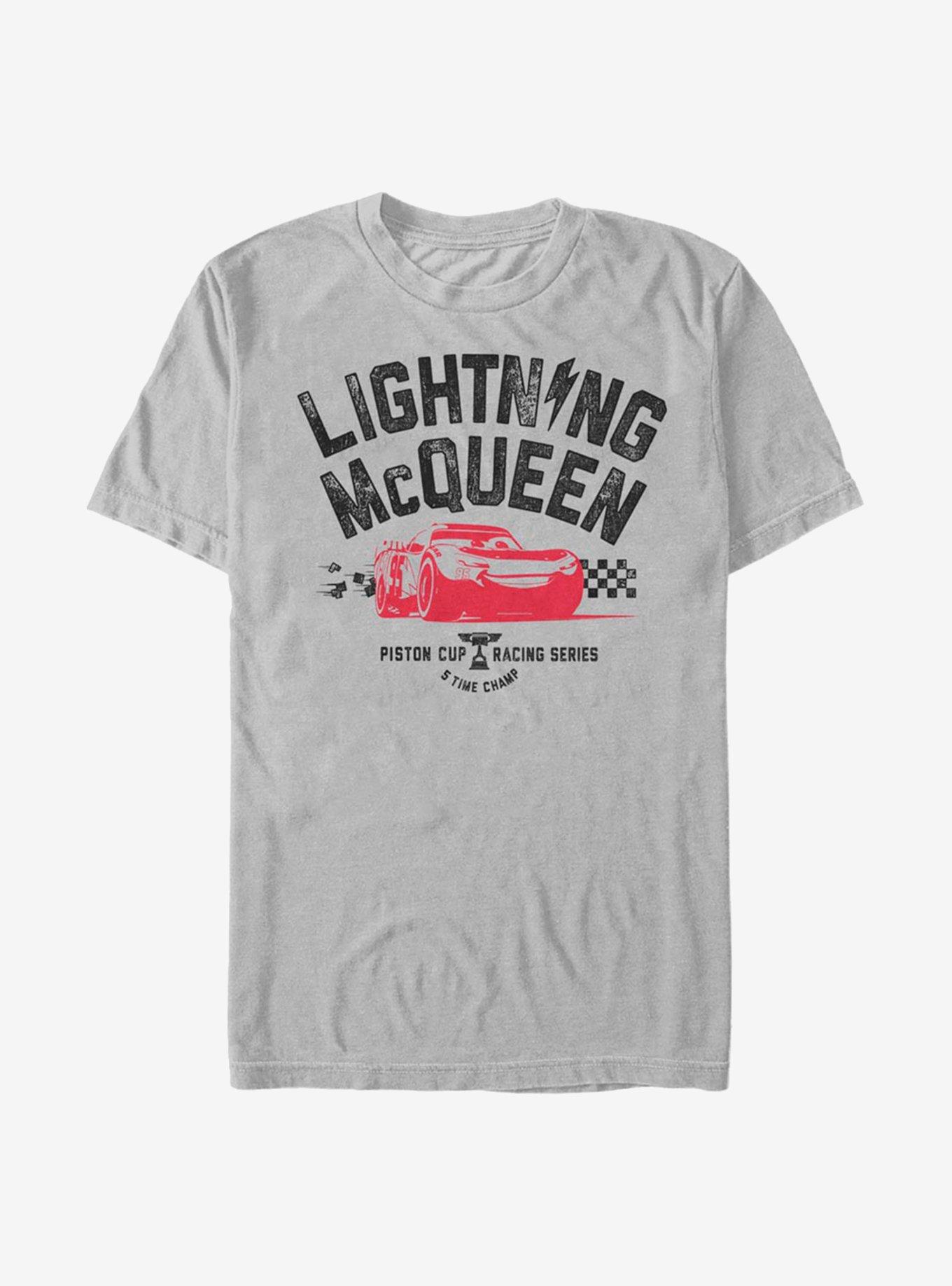 Disney Pixar Cars Piston Champ T-Shirt, SILVER, hi-res