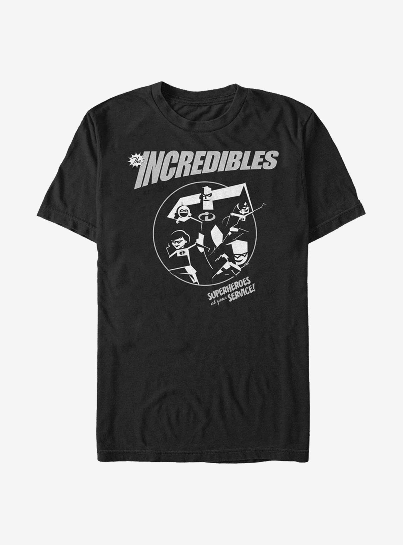 Disney Pixar The Incredibles Superheroes T-Shirt