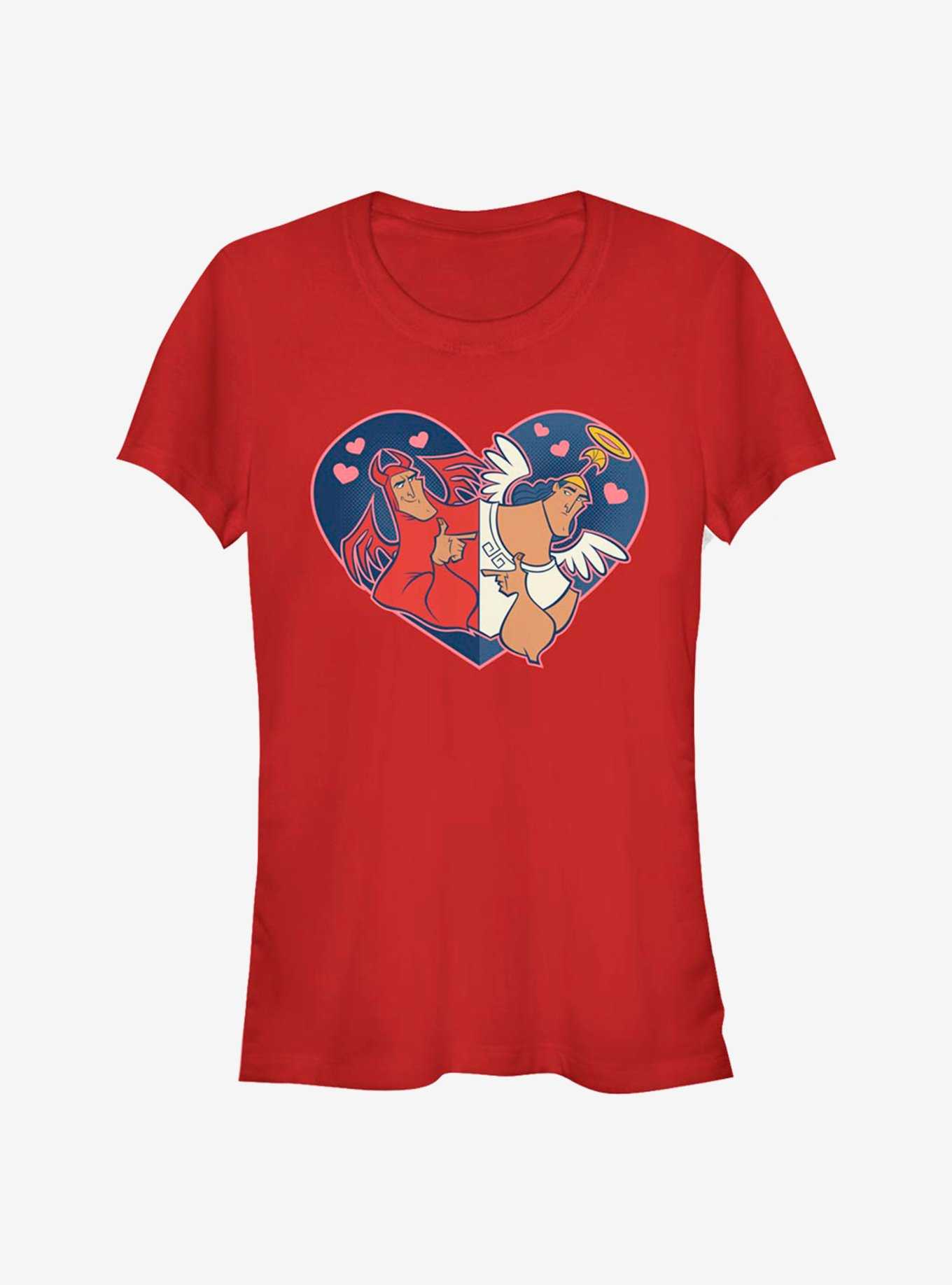 Disney The Emperor's New Groove Kronk Angel & Devil Heart Girls T-Shirt, , hi-res
