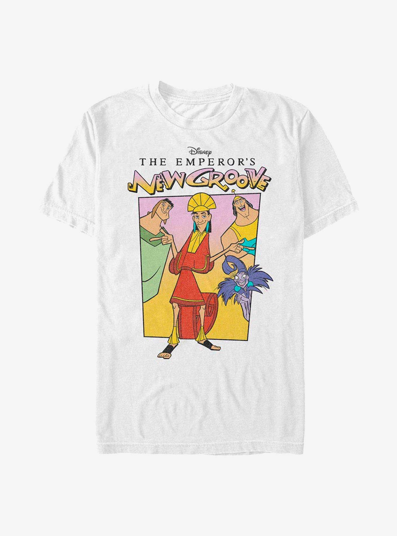 Disney The Emporer's New Groove Groovecast T-Shirt, WHITE, hi-res