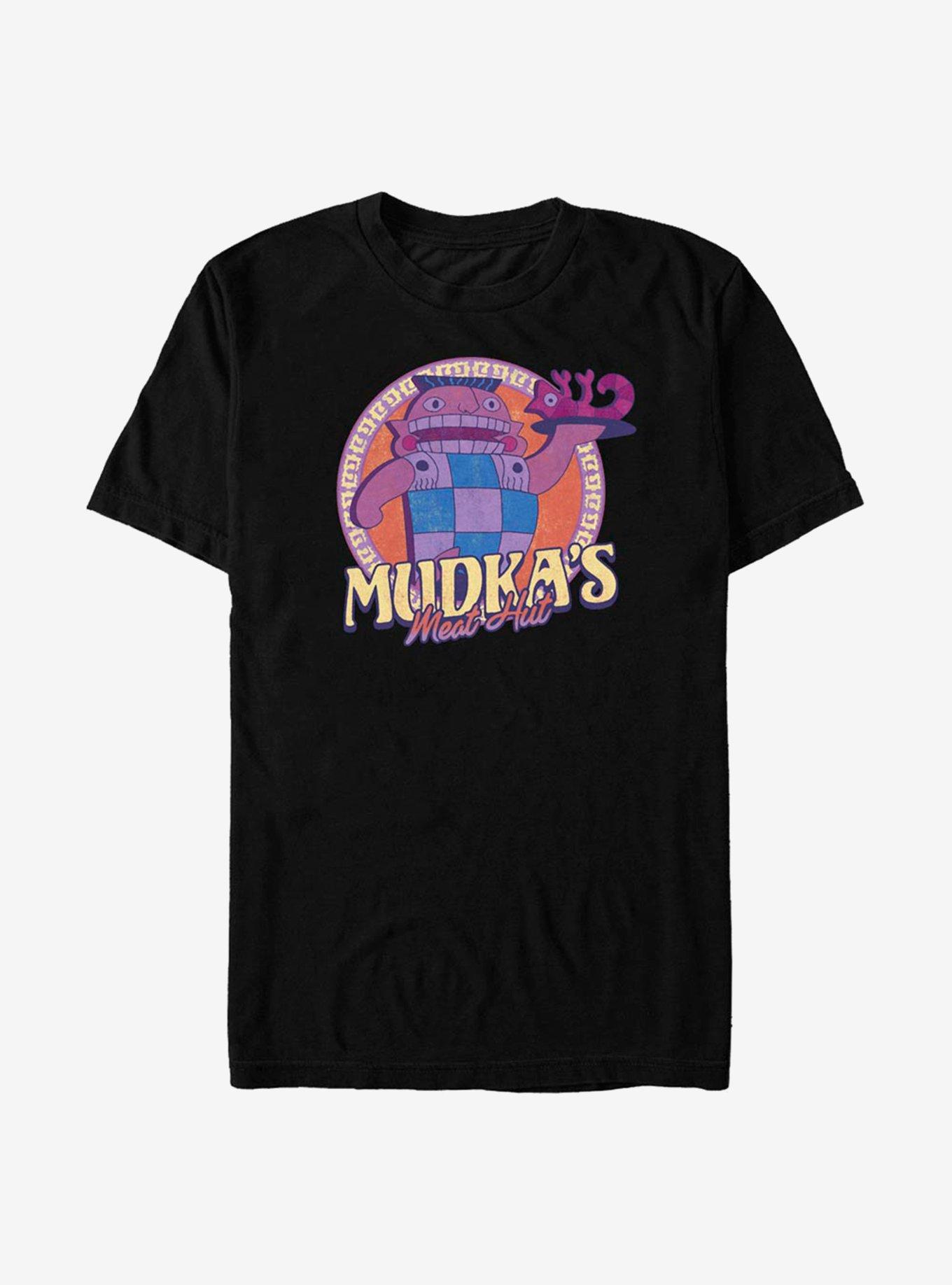 Disney The Emporer's New Groove Mudka's Meat Hut T-Shirt, BLACK, hi-res