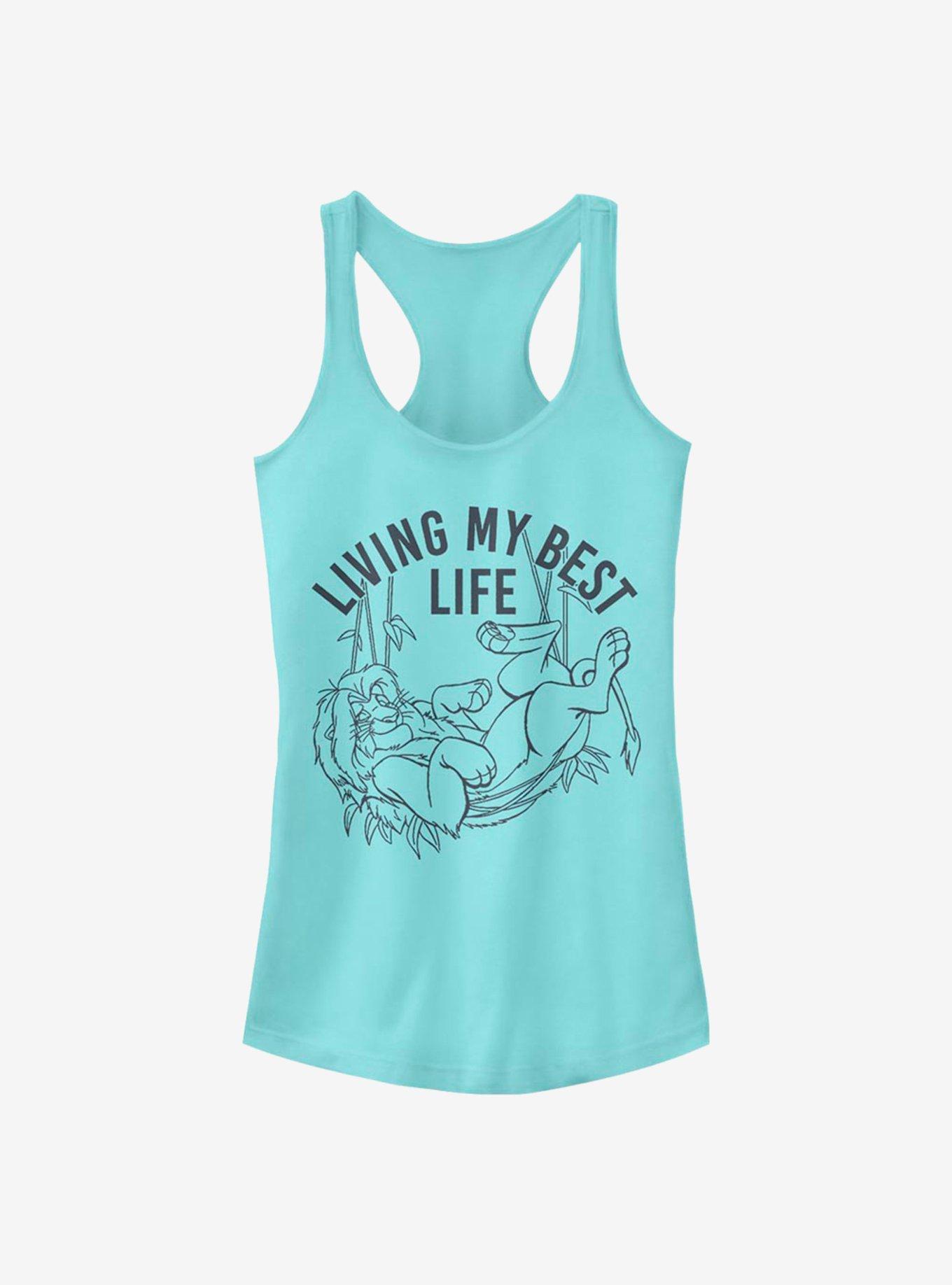 Disney The Lion King Living My Best Life Girls Tank, CANCUN, hi-res