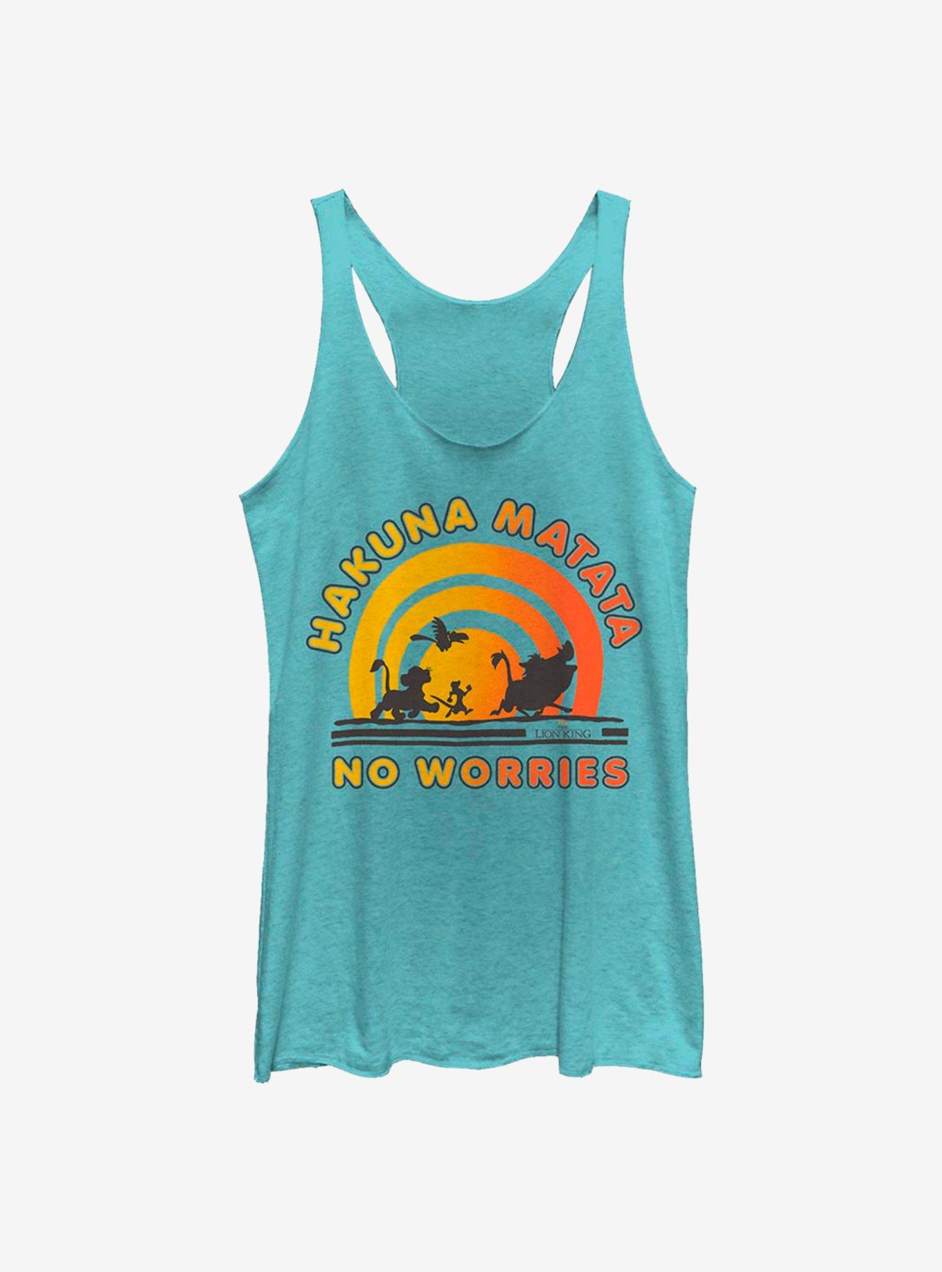 Disney The Lion King No Worries Girls Tank, TAHI BLUE, hi-res