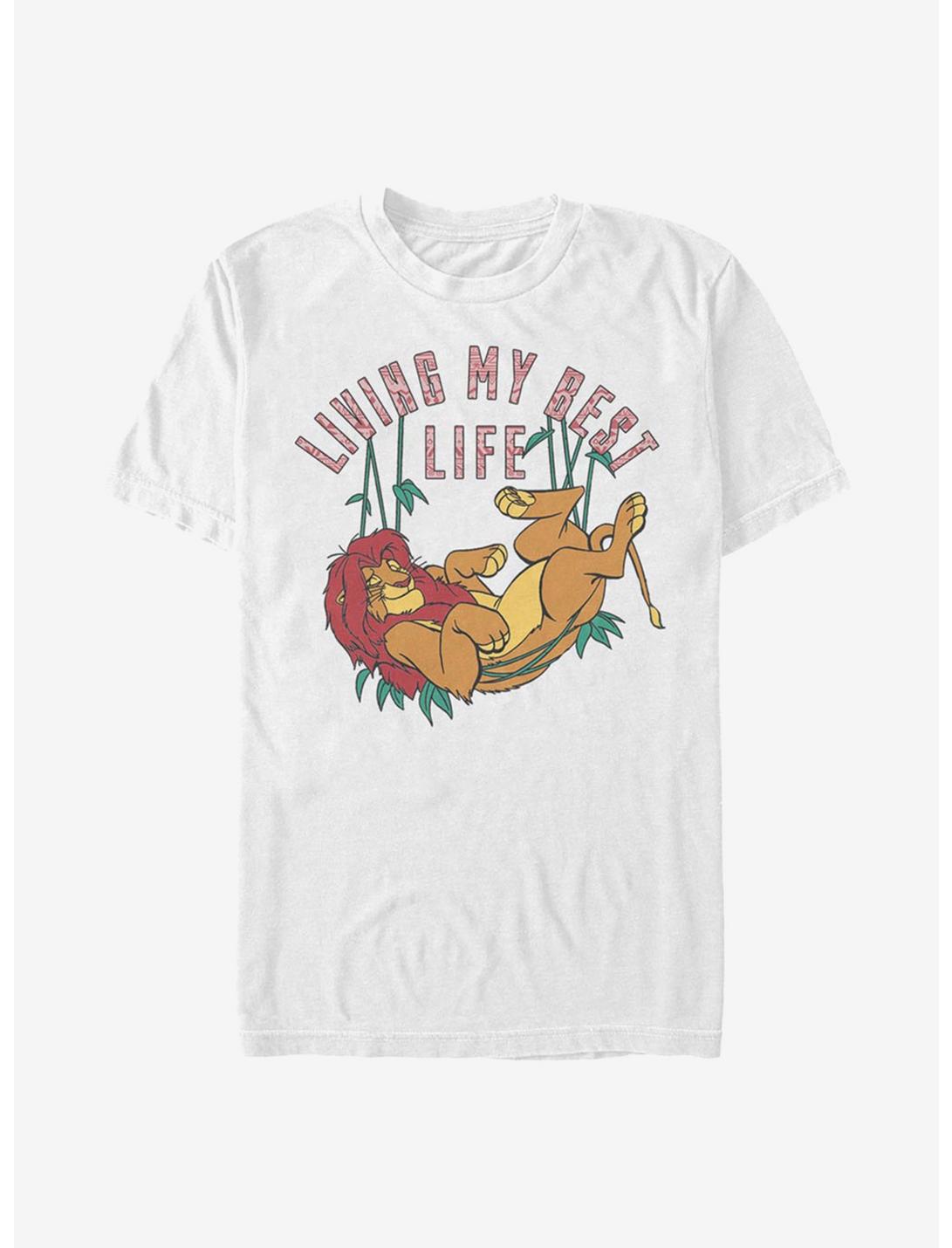 Disney The Lion King Best Life T-Shirt, WHITE, hi-res