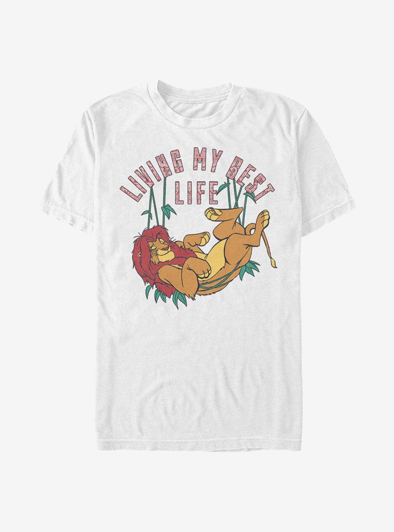 Disney The Lion King Best Life T-Shirt, WHITE, hi-res