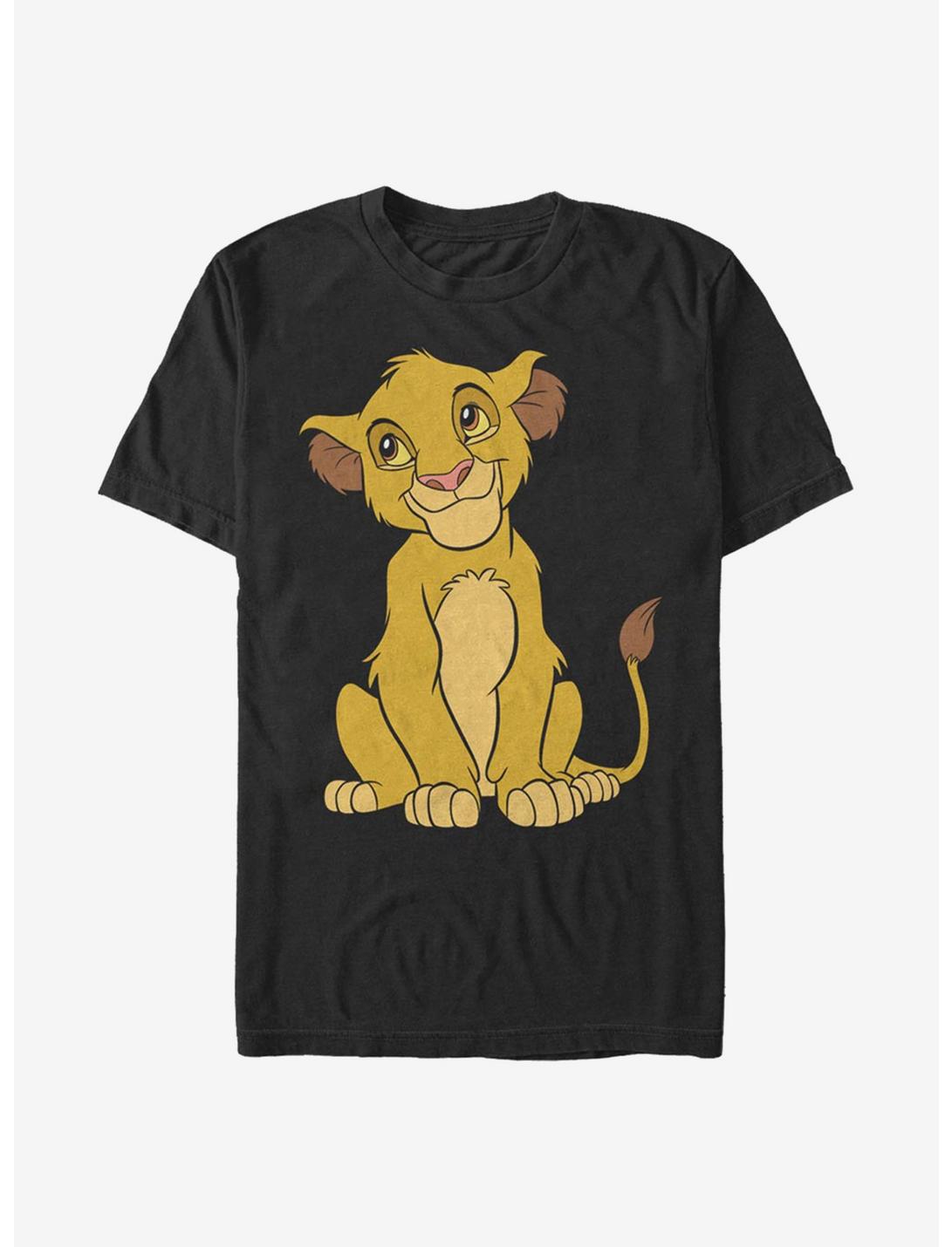 Disney The Lion King Cute Simba T-Shirt, BLACK, hi-res