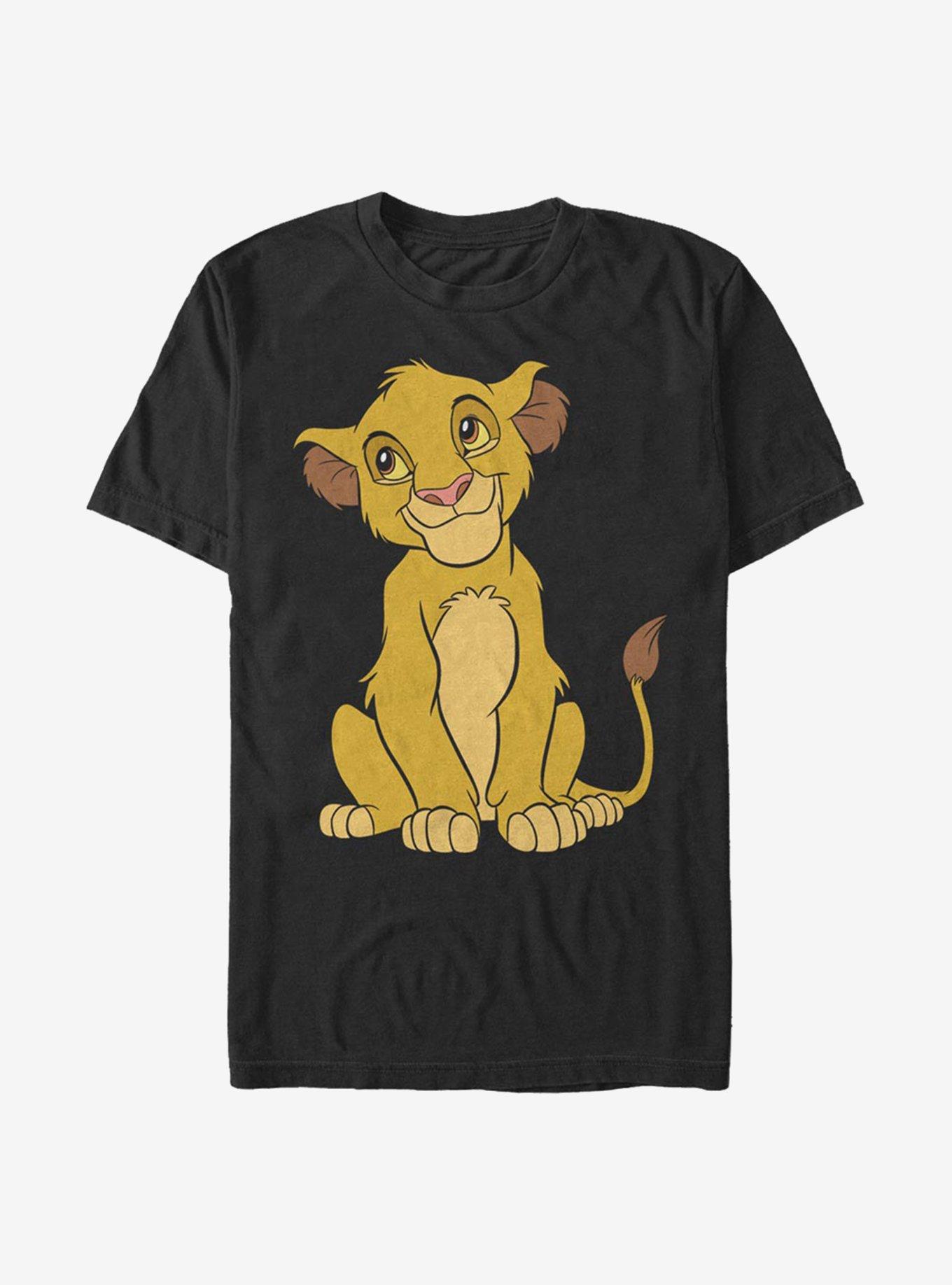Disney The Lion King Cute Simba T-Shirt, BLACK, hi-res