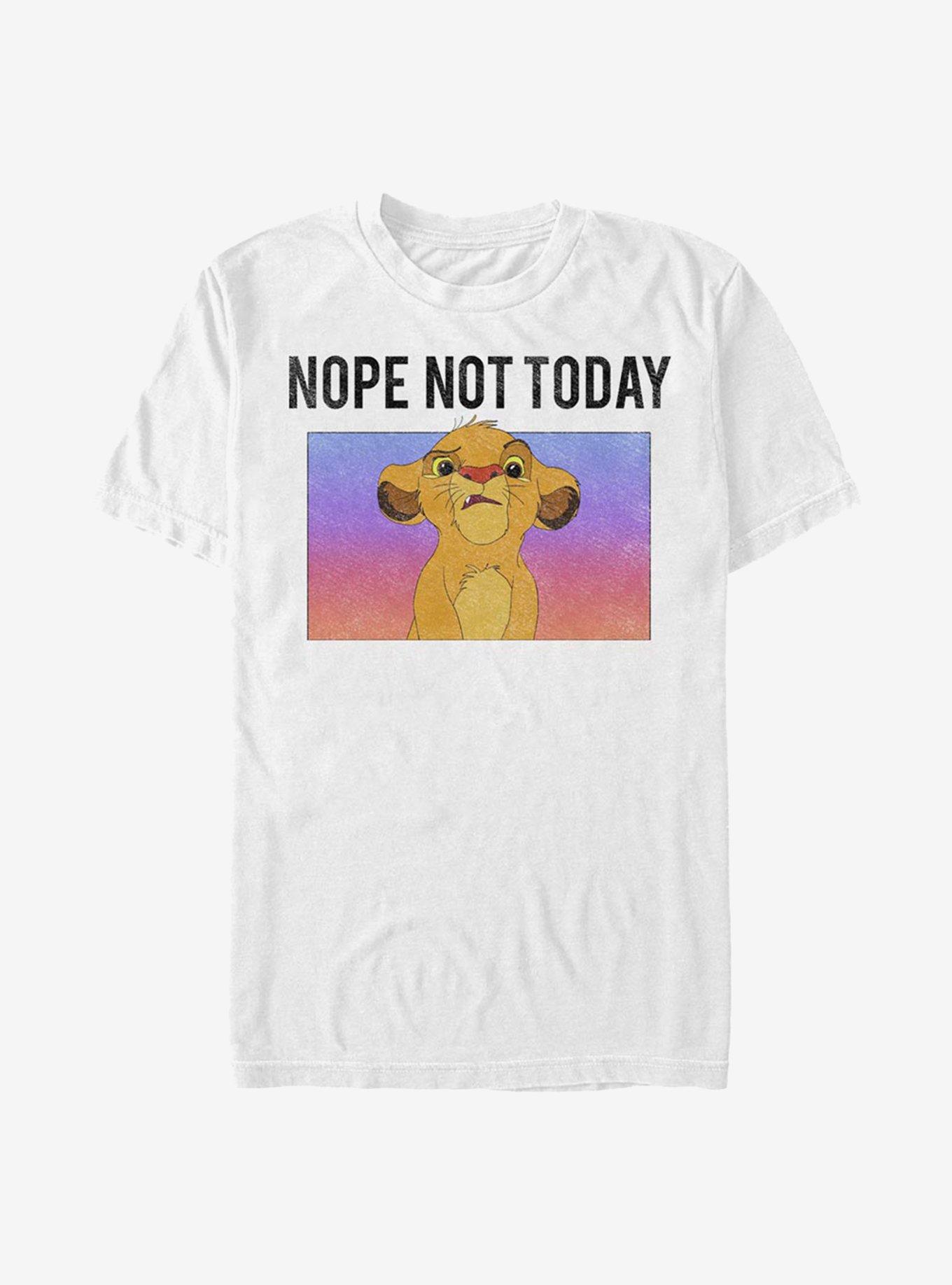 Disney The Lion King Not Today T-Shirt