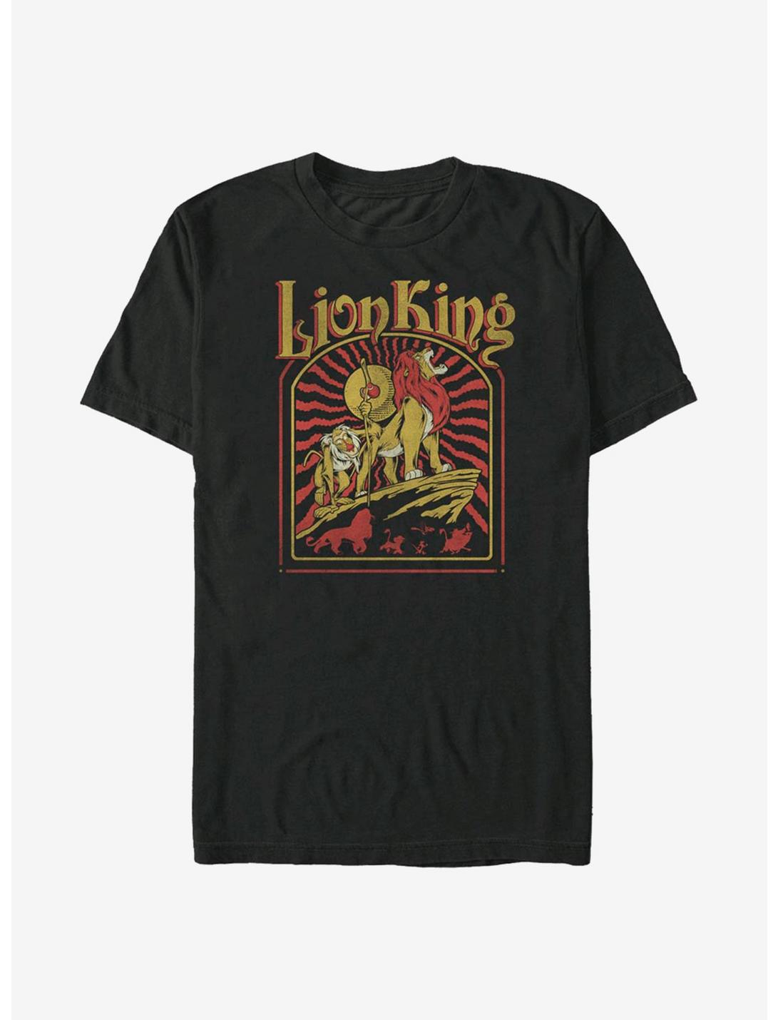 Disney The Lion King Sunset T-Shirt, BLACK, hi-res