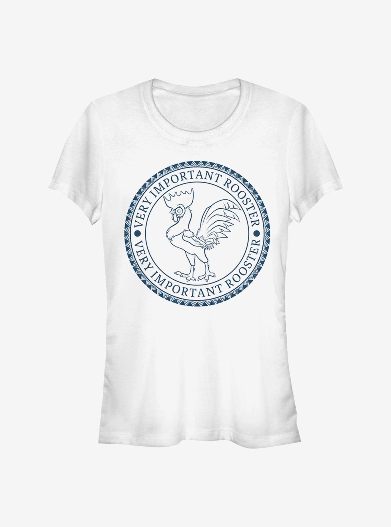 Disney Moana Hei Hei Badge Girls T-Shirt, WHITE, hi-res