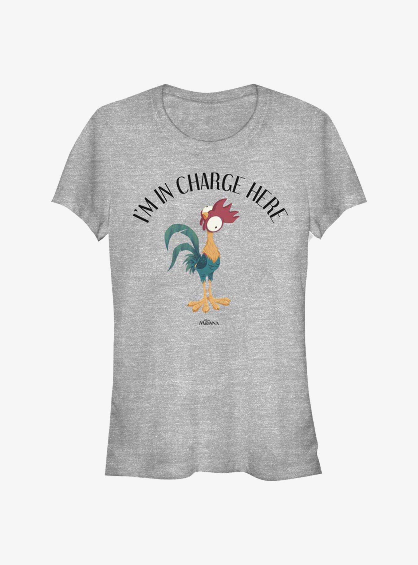 Disney Moana Hei Hei In Charge Girls T-Shirt, ATH HTR, hi-res