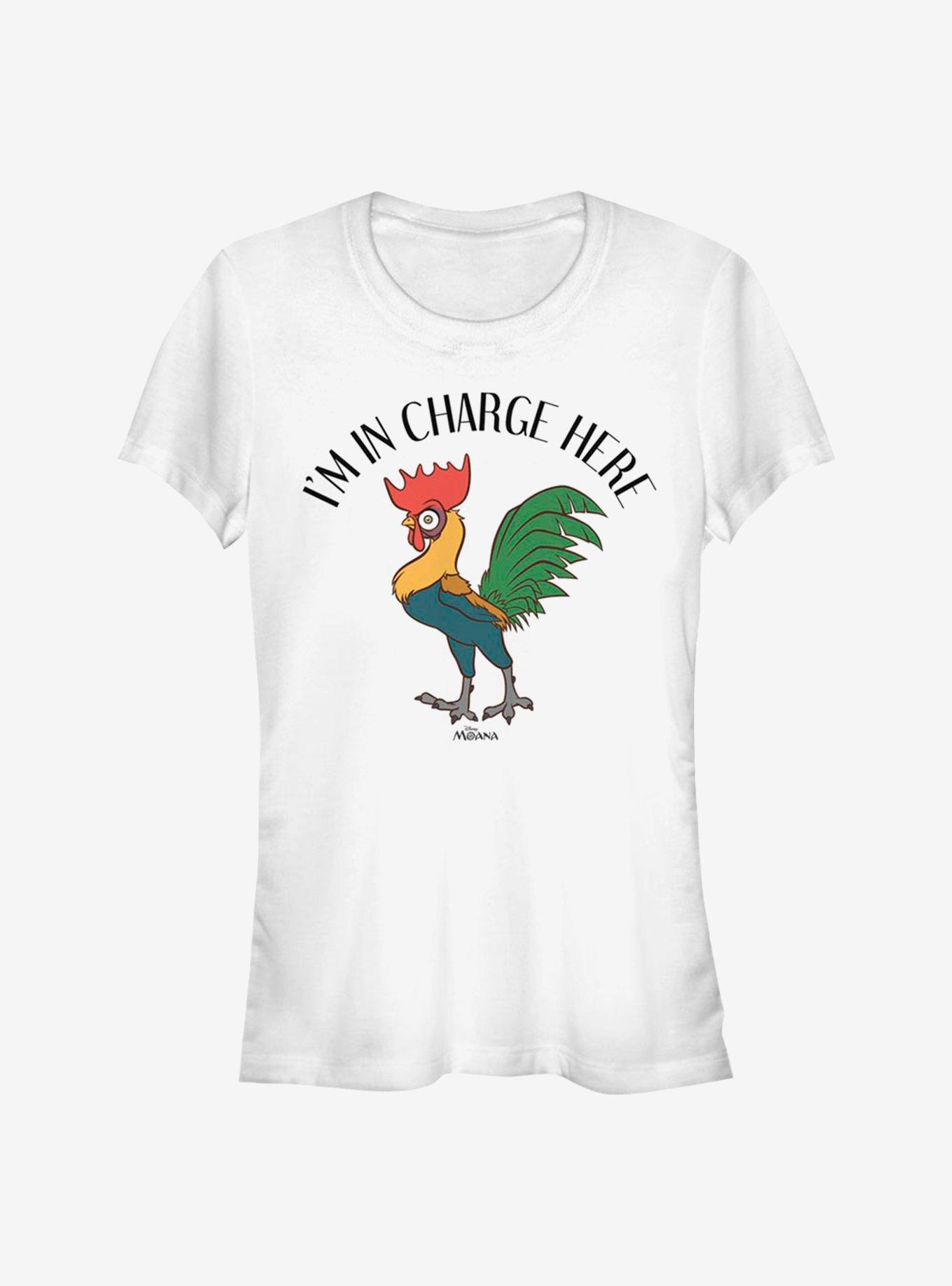 Disney Moana Hei Hei In Charge Girls T-Shirt, WHITE, hi-res