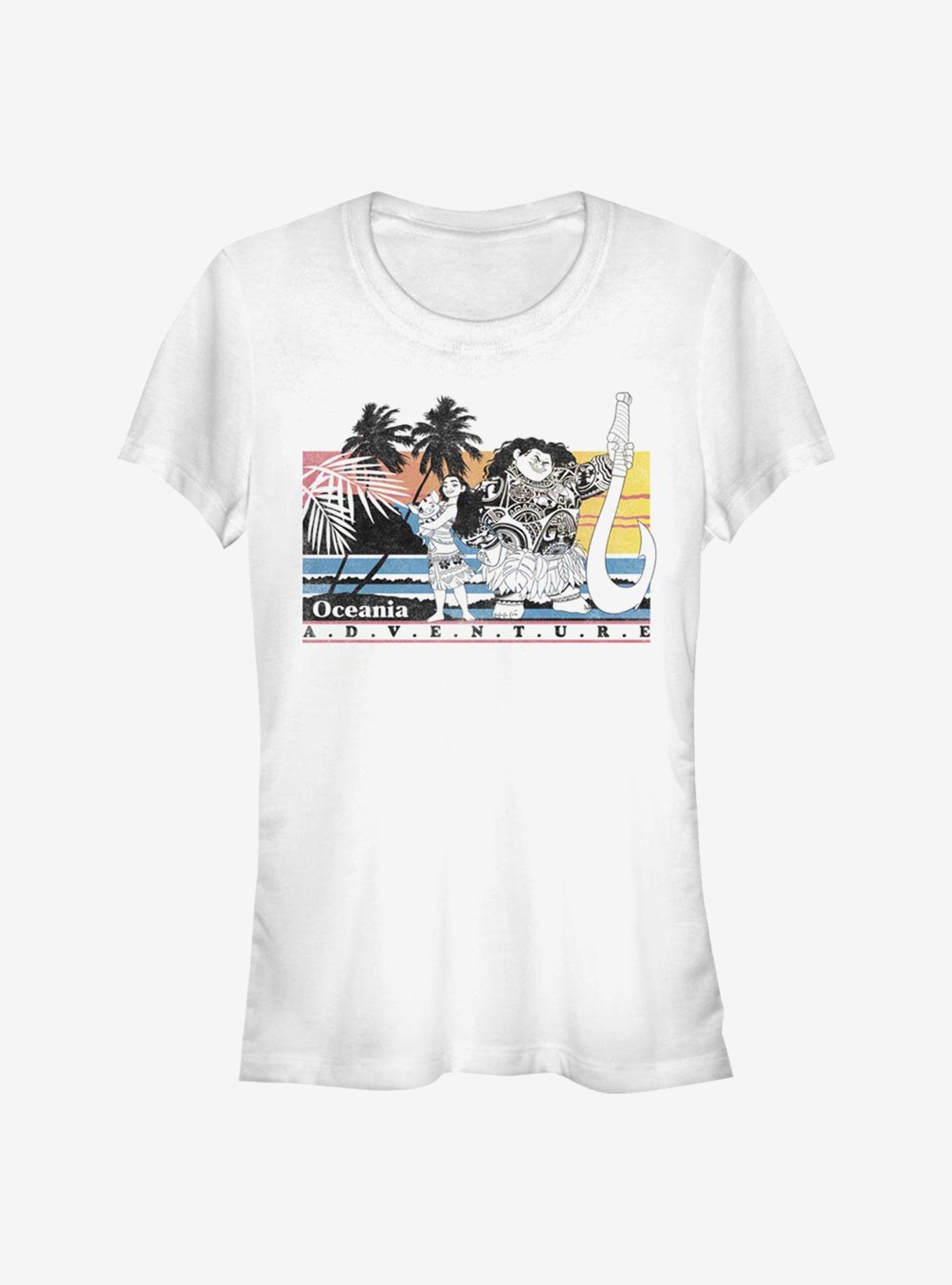 Disney Moana Oceania Adventure Girls T-Shirt, WHITE, hi-res