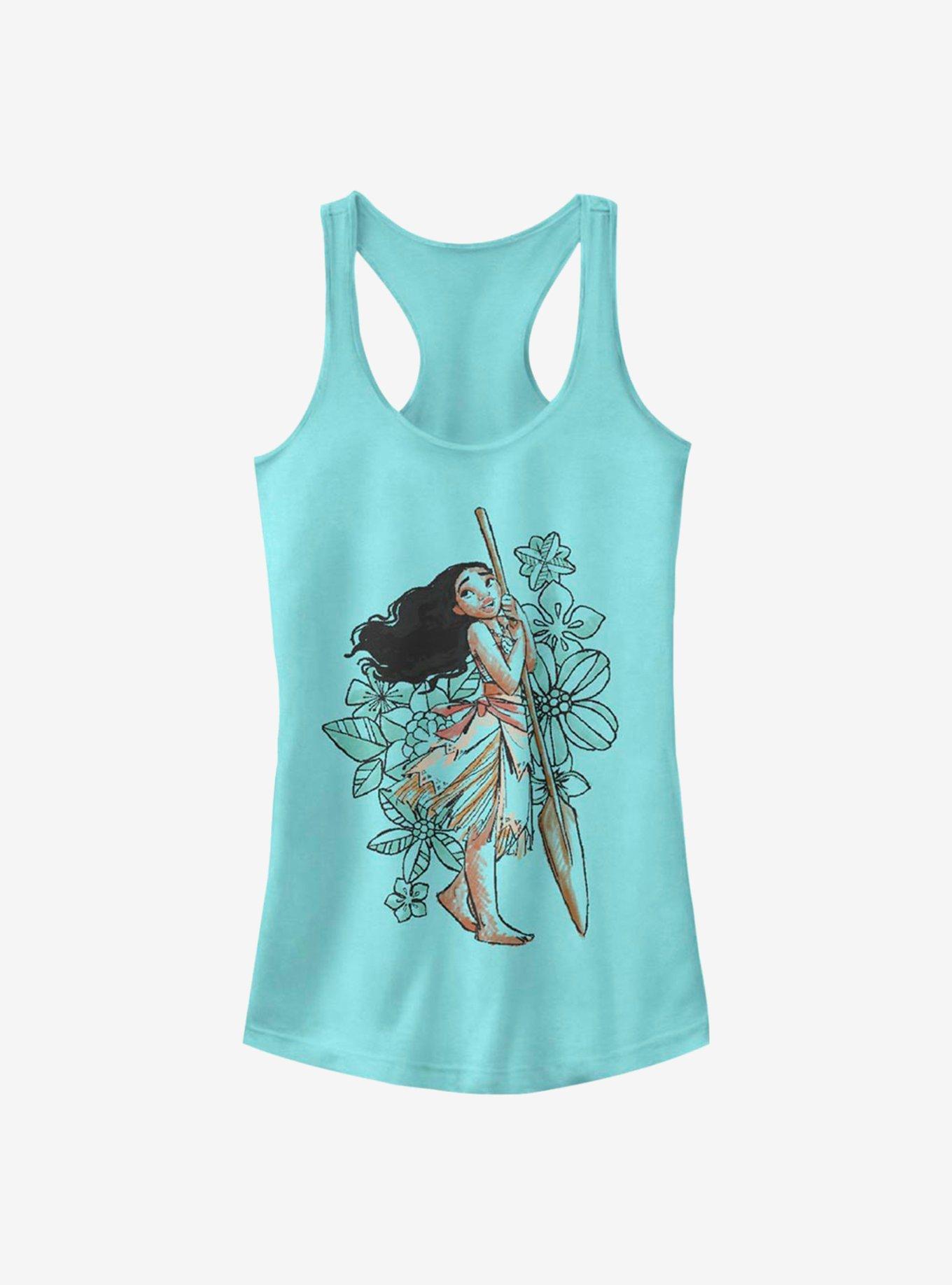 Disney Moana Sketch Girls Tank, , hi-res